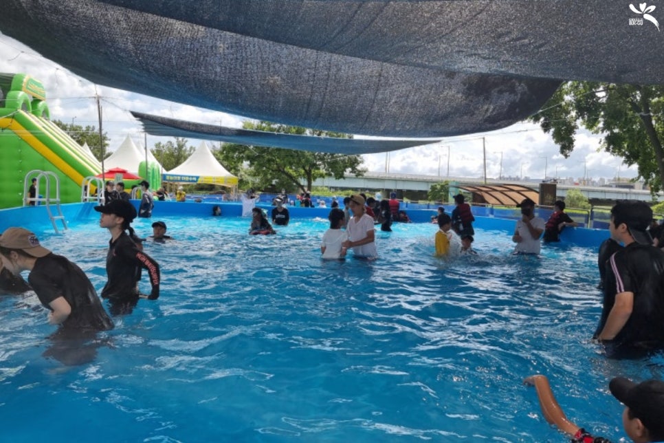 [광주광역시 북구] 산동교 친수공원 야외 물놀이장 무료 개장