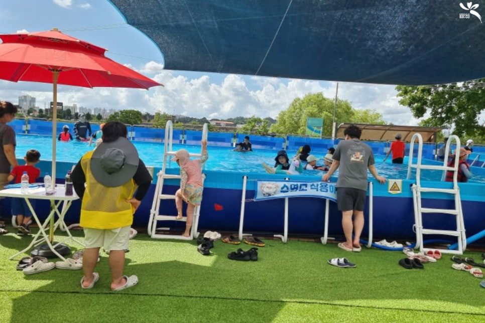 [광주광역시 북구] 산동교 친수공원 야외 물놀이장 무료 개장